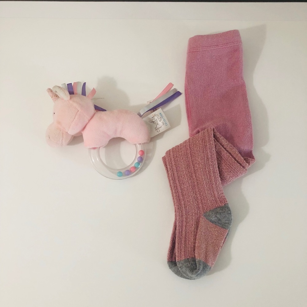 Boden baby girl tights